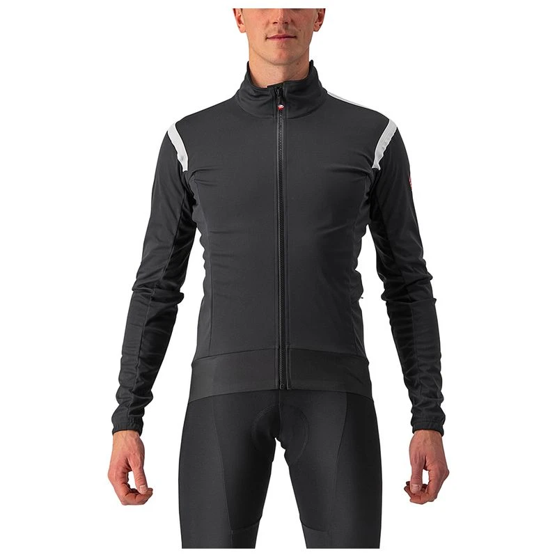 Castelli Mens Alpha Ros 2 Light Jacket (Light Black/White/Black) | Spo