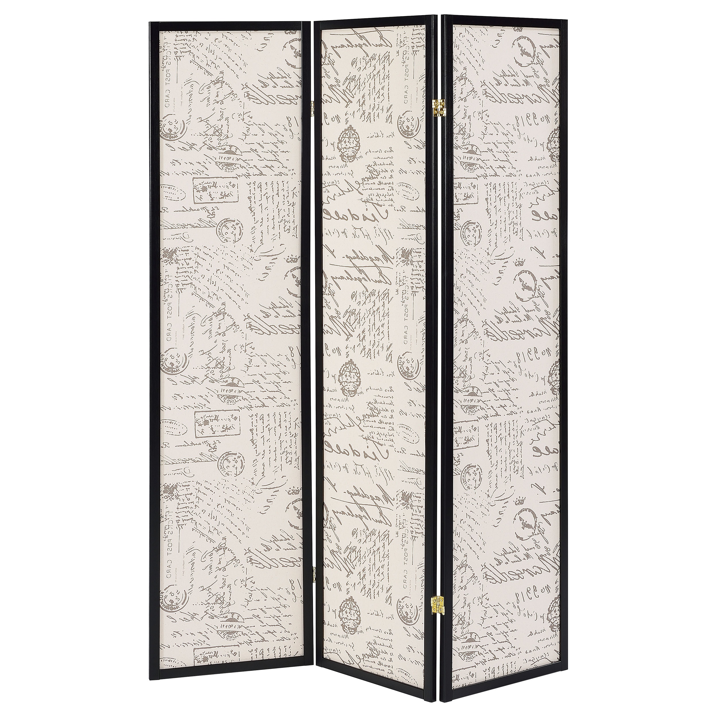 Coaster Home Accents Felice 3-panel Room Divider Folding Screen