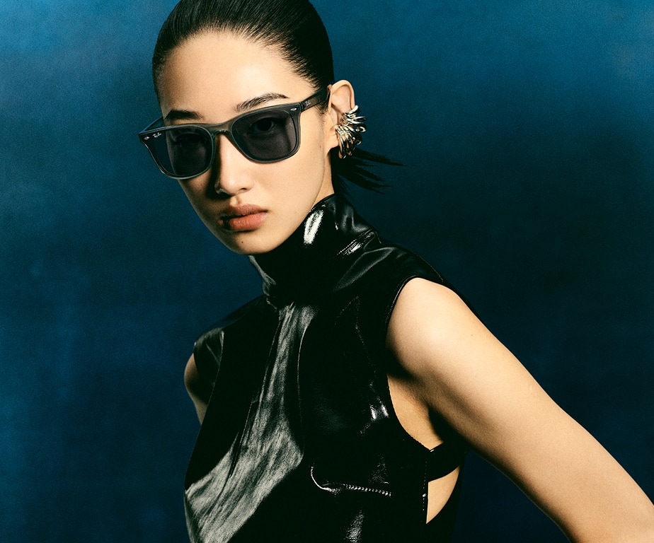 RB4391D Sunglasses in Transparent Grey and Dark Grey - RB4391D