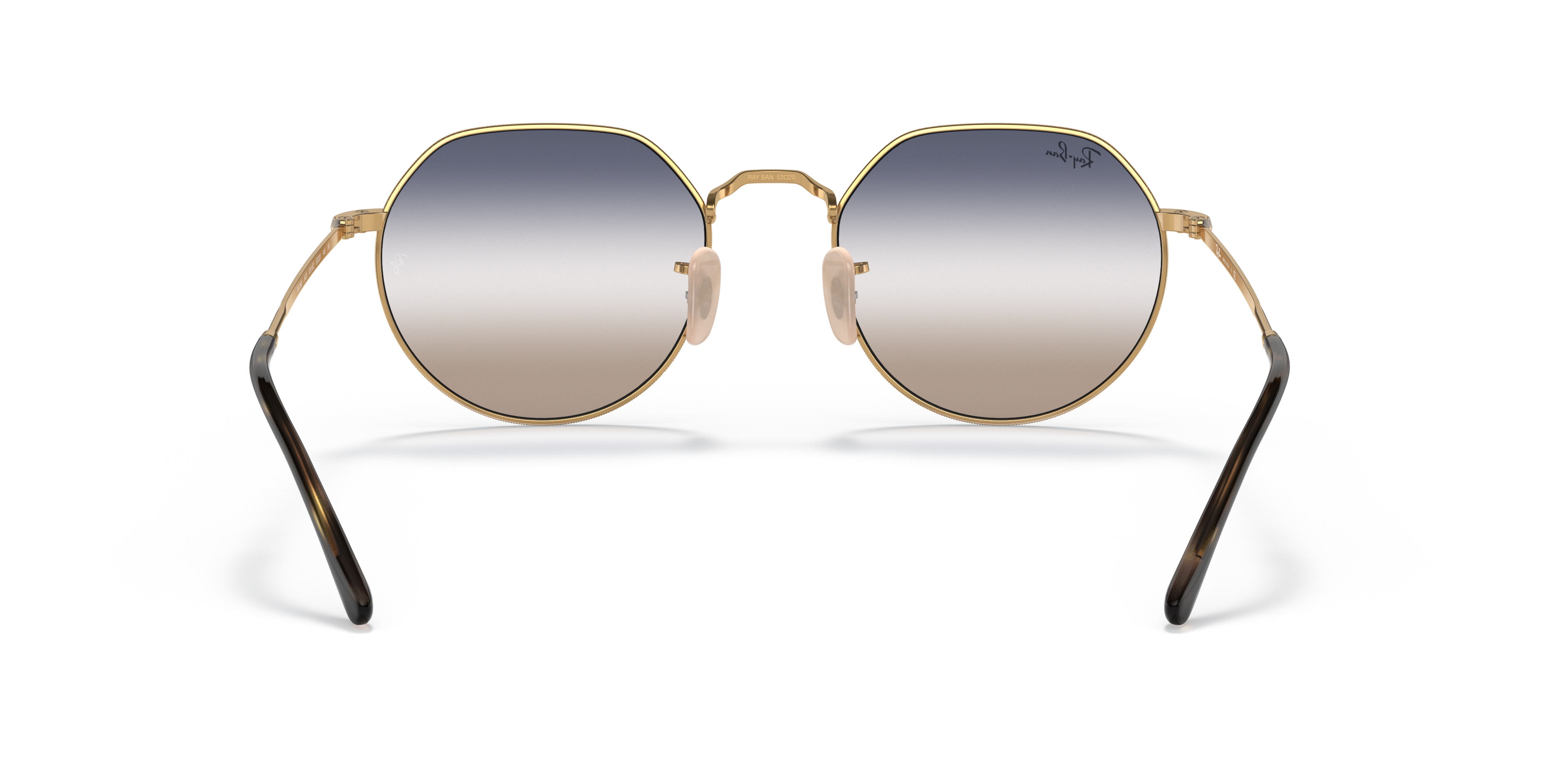 JACK Sunglasses in Arista Gold and Clear/Blue - RB3565 | Ray-Ban® US