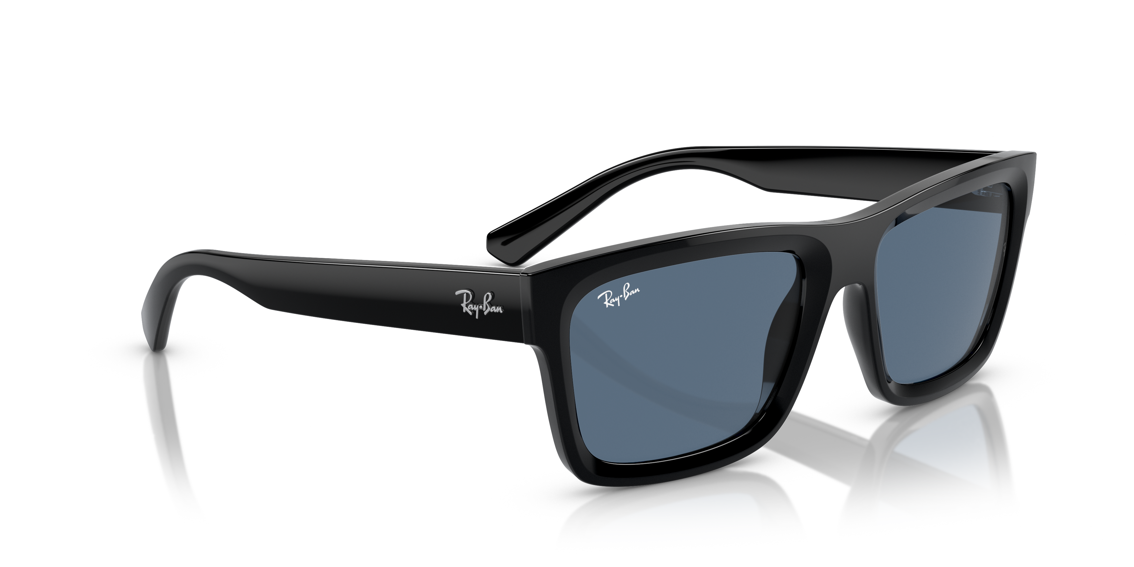 WARREN BIO-BASED Sunglasses in Black and Dark Blue - RB4396F | Ray