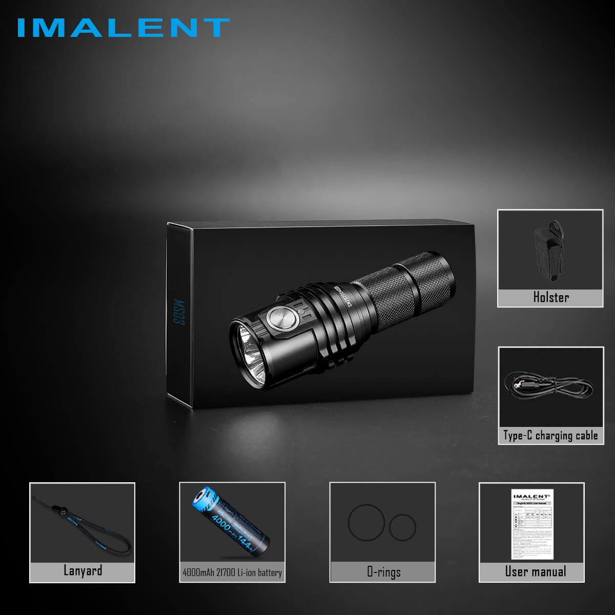 509685 IMALENT イマレントMS03 IMALENT MS03 LED Rechargeable