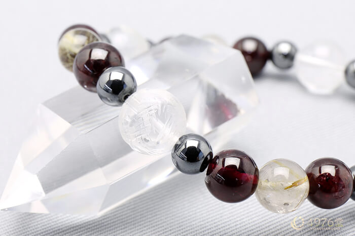 四神獣・ルチルクォーツ・ガーネット ブレスレット ｜ 天然石通販の4976堂