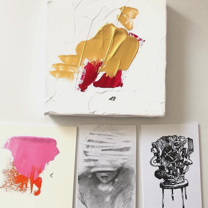 絵画 額装 パステル画 小島遊之作 富士山が見える海辺 箱付 絵画 額装