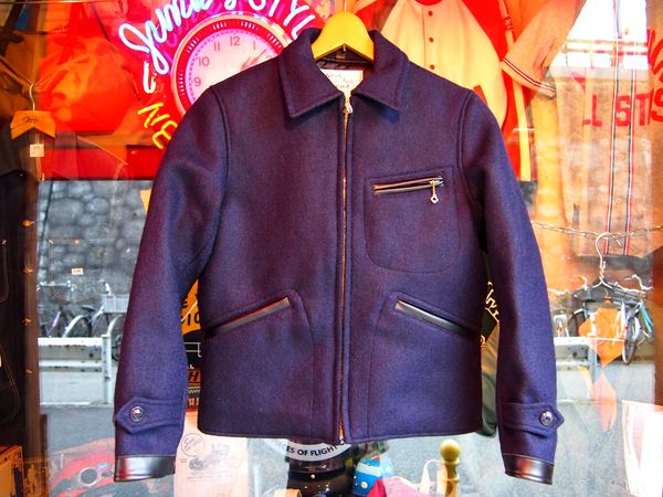 シュガーケーンからウールメルトンスポーツジャケット入荷です