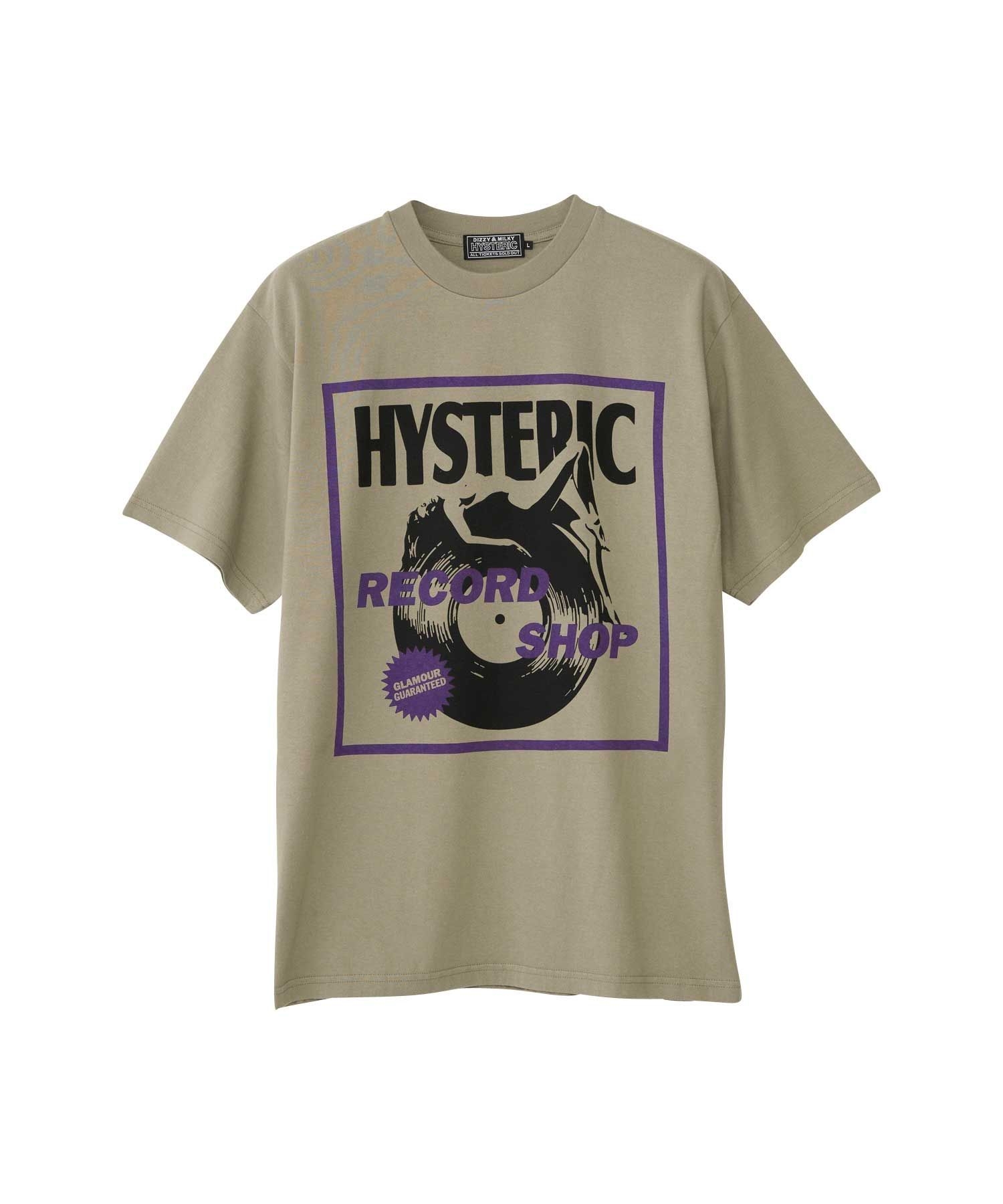 RECORD SHOP Tシャツ|HYSTERIC GLAMOUR MEN | HYSTERIC GLAMOUR ONLINE