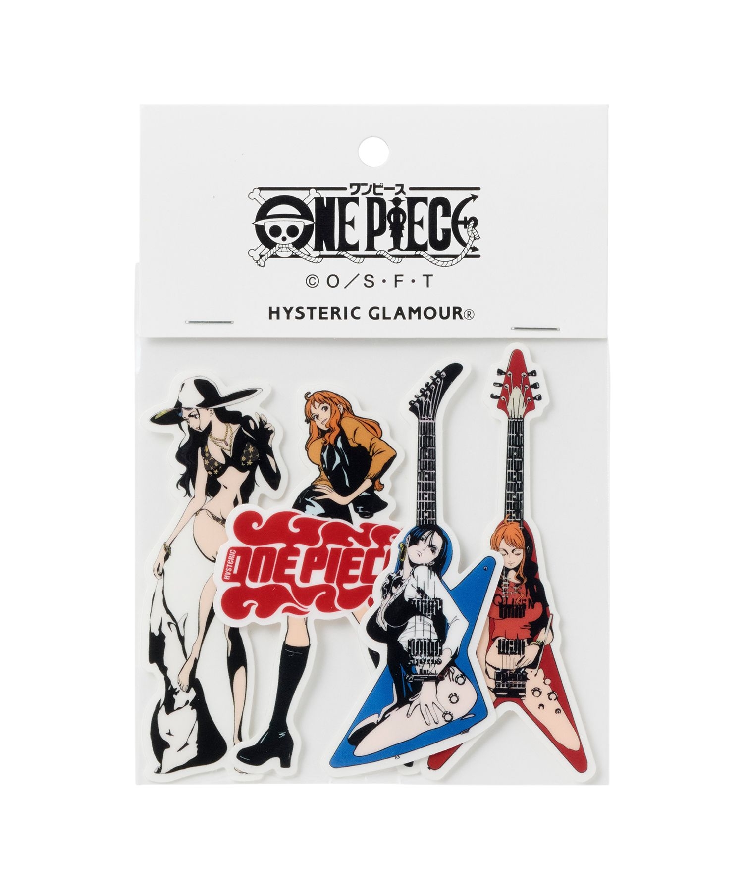 ONE PIECE×HYSTERIC GLAMOUR/NAMI ＆ BOA.HANCOCK TWIN GUITAR柄