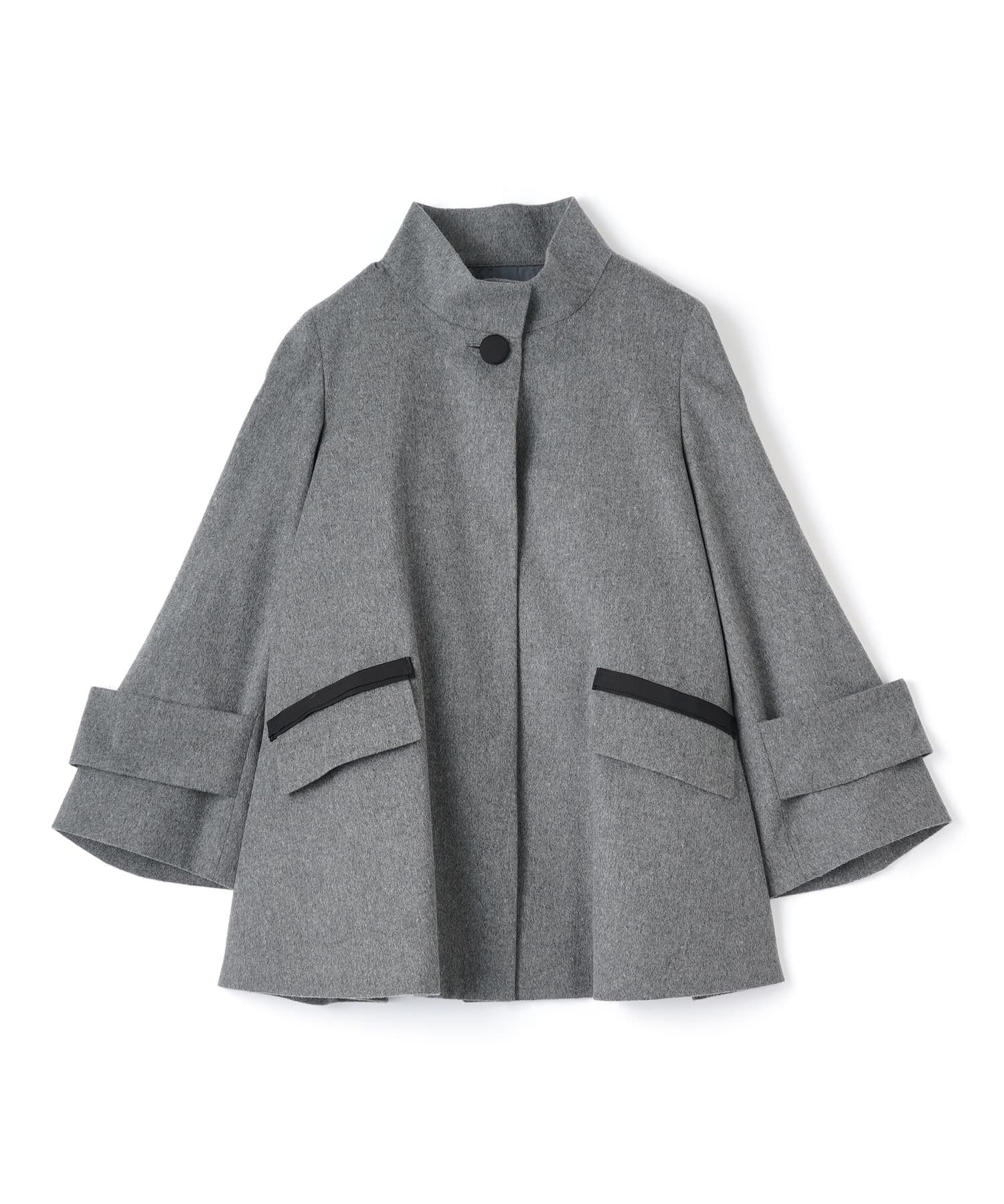 カシミヤ混シャルムビーバーコート|LANVIN COLLECTION | LANVIN