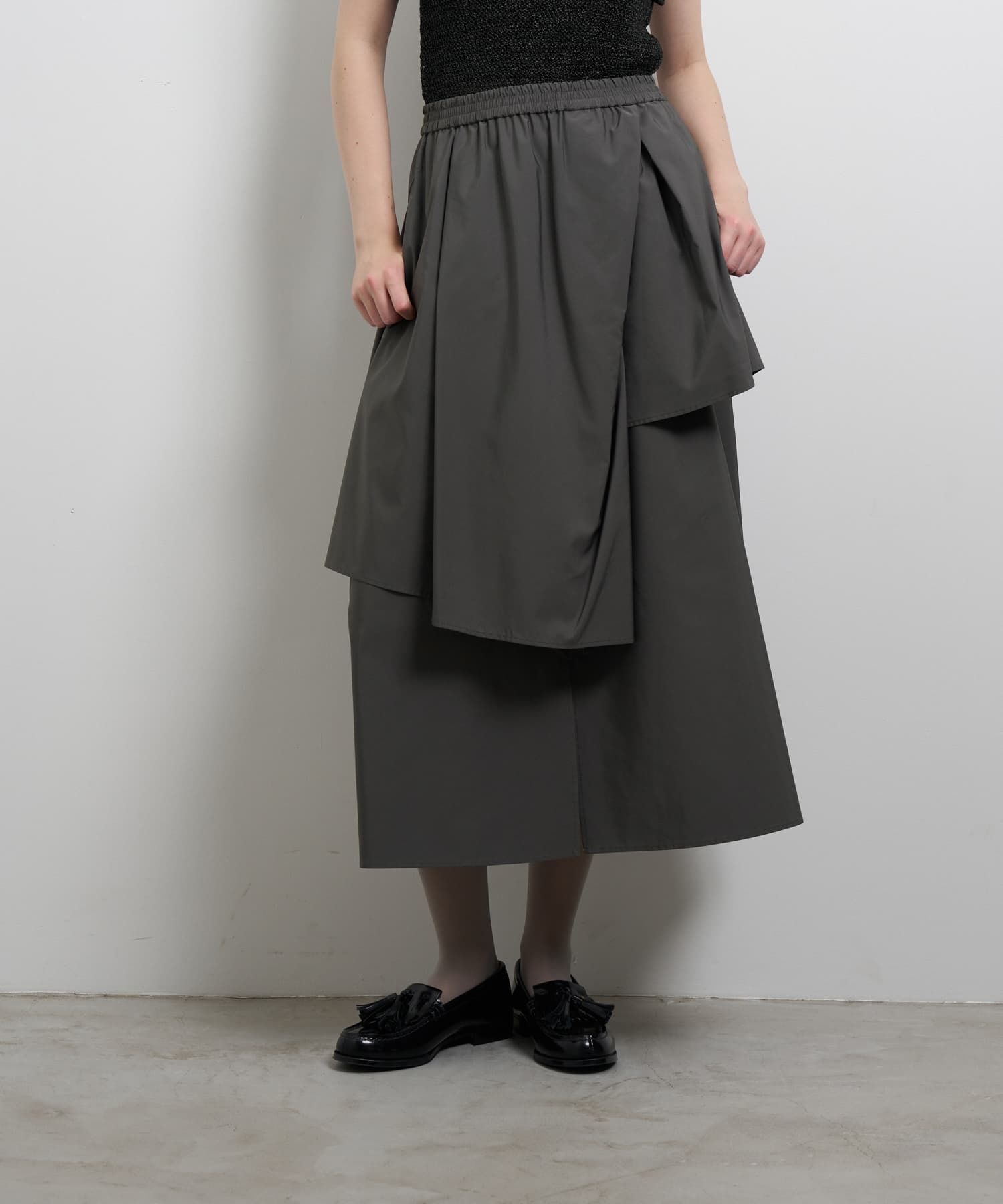 アシンメトリーレイヤードスカート|LANVIN en Bleu | LANVIN en Bleu