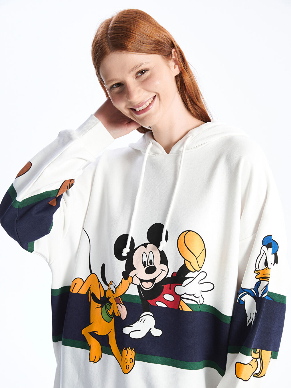 XSIDE Mickey Mouse and Friends Printed Long Sleeve Oversize