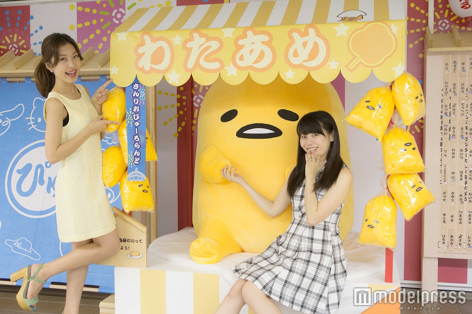 ハローキティ・ぐでたまの夏祭り屋台が新宿駅をジャック「新宿 夏
