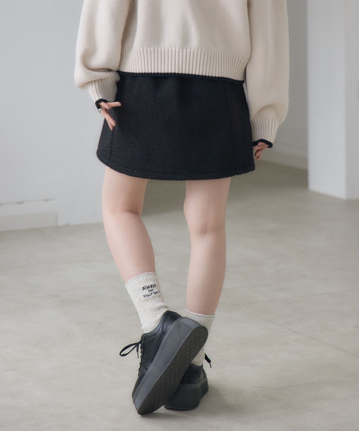 ブークレ台形ミニSK|RETRO GIRL | RETRO GIRL ONLINE STORE レトロ