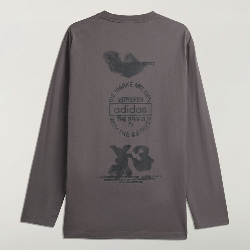 Y-3 GRAPHIC LONG SLEEVE TEE Y-3│Y-3 ワイスリー