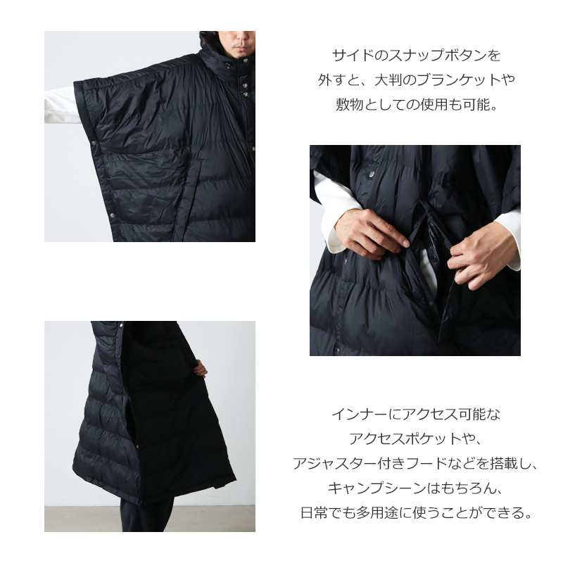 THE NORTH FACE (ザノースフェイス) Padded Poncho Coat / パデッド