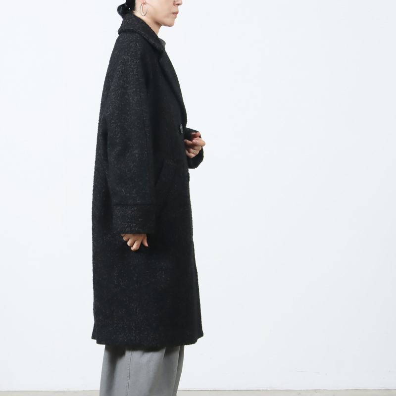 TICCA (ティッカ) ミックスツイードテントコート