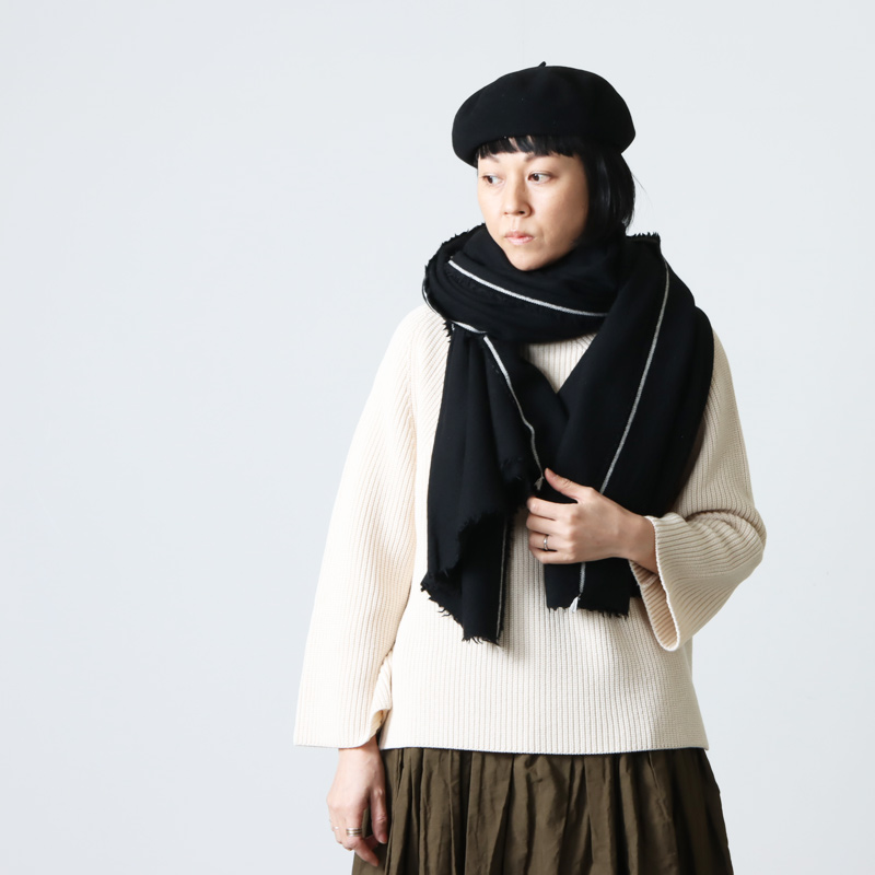YAECA (ヤエカ) CONTEMPO WOOL STOLE / コンテンポウールストール
