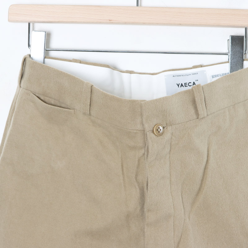 YAECA (ヤエカ) CHINO CLOTH PANTS WIDE TAPERED / チノクロスパンツ