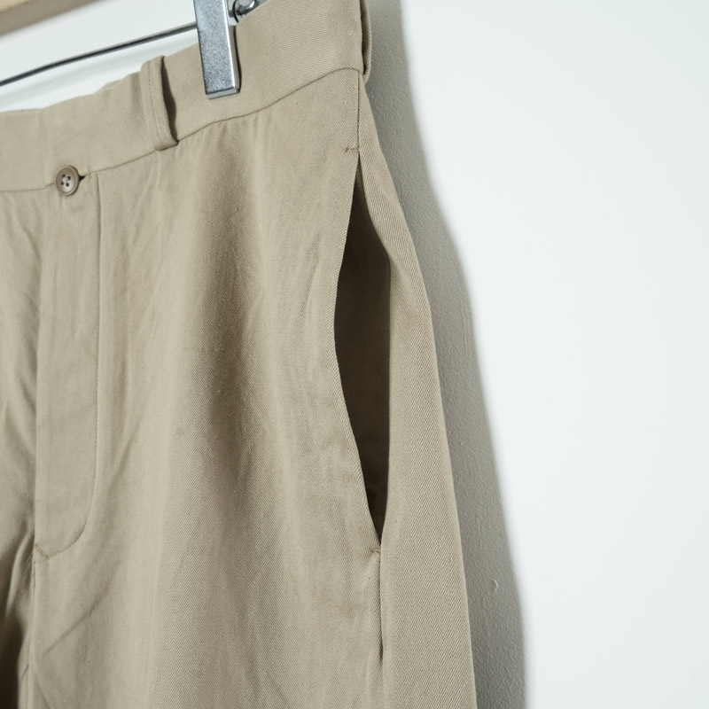 YAECA (ヤエカ) チノパンツ ワイド / Chino Trousers Wide
