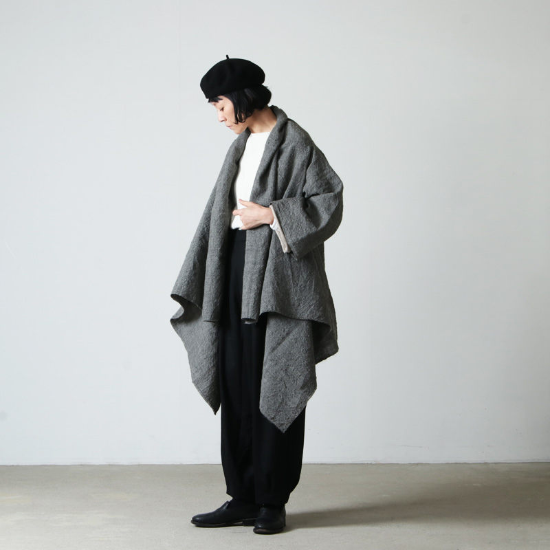 YAECA (ヤエカ) CONTEMPO WOOL PONCHO / コンテンポウールポンチョ