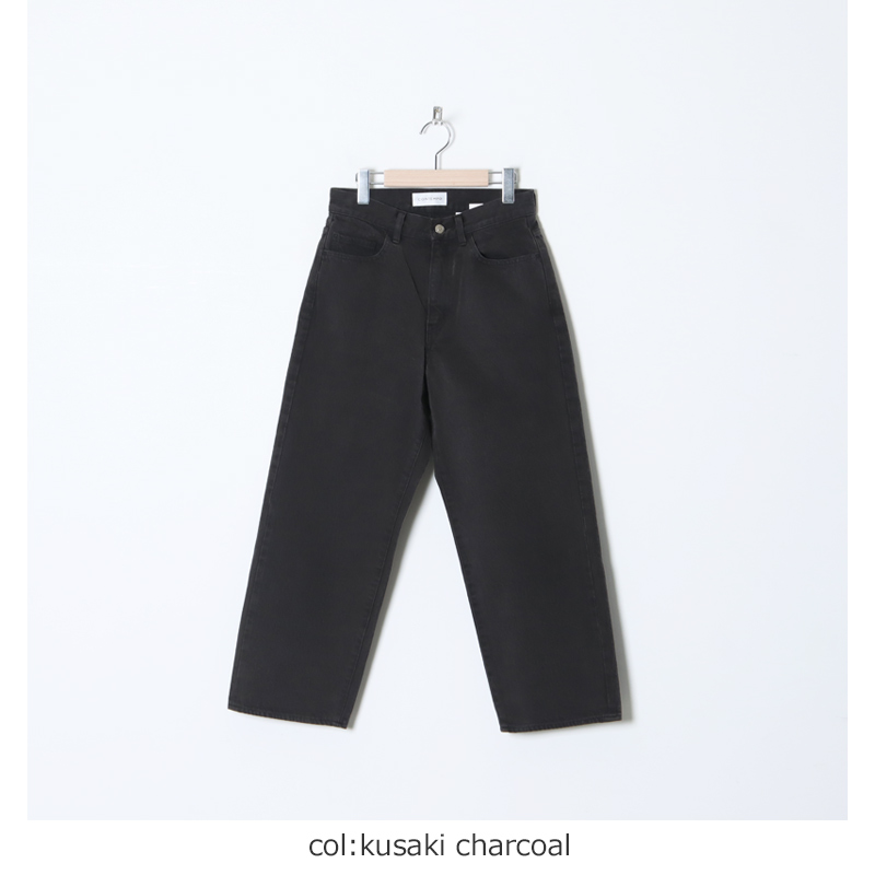 YAECA (ヤエカ) CONTEMPO DENIM PANTS WIDE CROPPED / コンテンポ