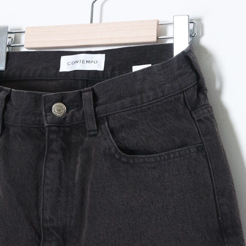 YAECA (ヤエカ) CONTEMPO DENIM PANTS WIDE CROPPED / コンテンポ
