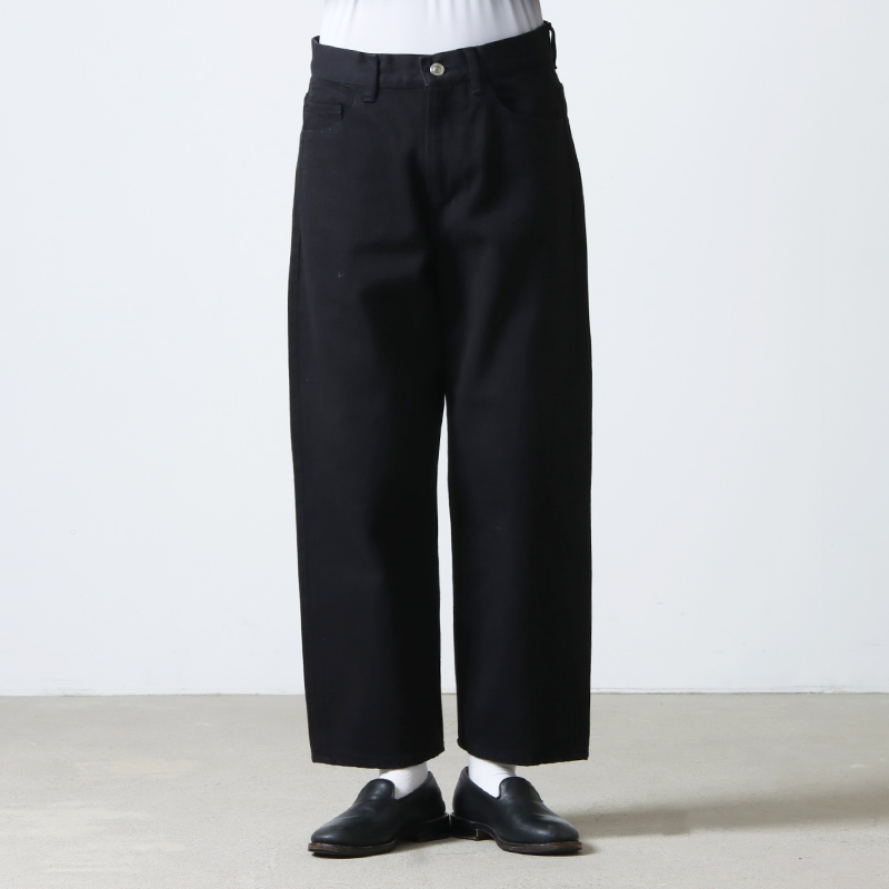 YAECA (ヤエカ) CONTEMPO DENIM PANTS WIDE CROPPED / コンテンポ