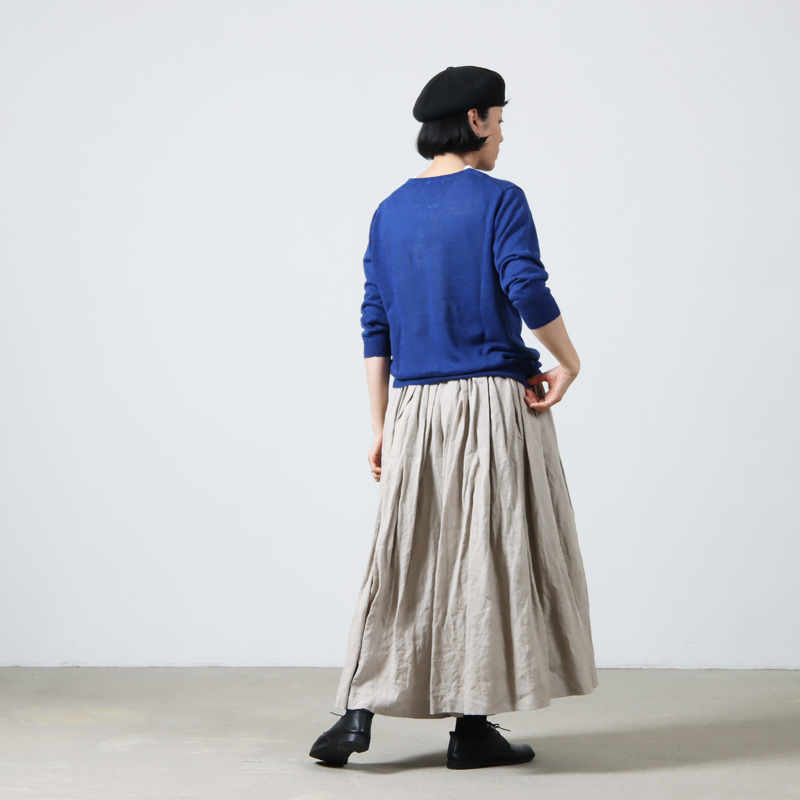 YAECA (ヤエカ) WRITE CULOTTES LINEN / ライトキュロットリネン