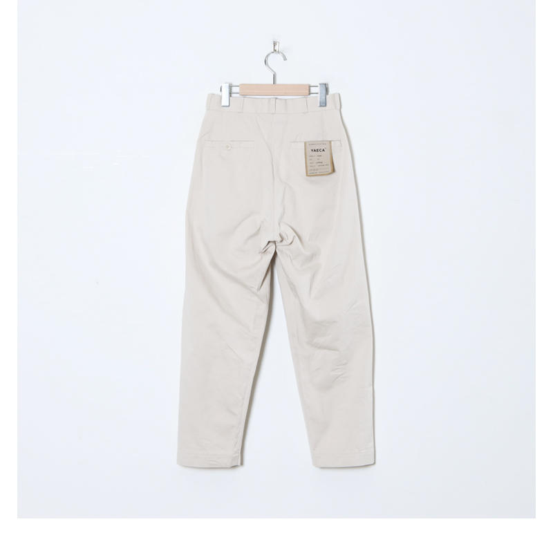 YAECA (ヤエカ) CHINO CLOTH PANTS WIDE STRAIGHT / チノクロスパンツ
