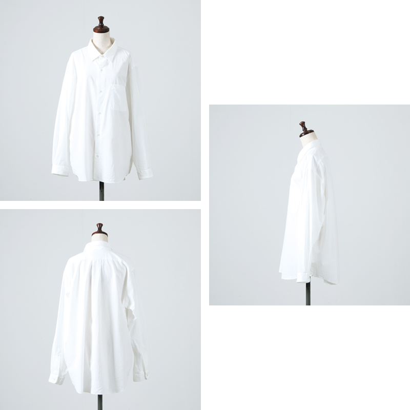 YAECA (ヤエカ) BUTTON SHITS WIDE / ボタンシャツ ワイド