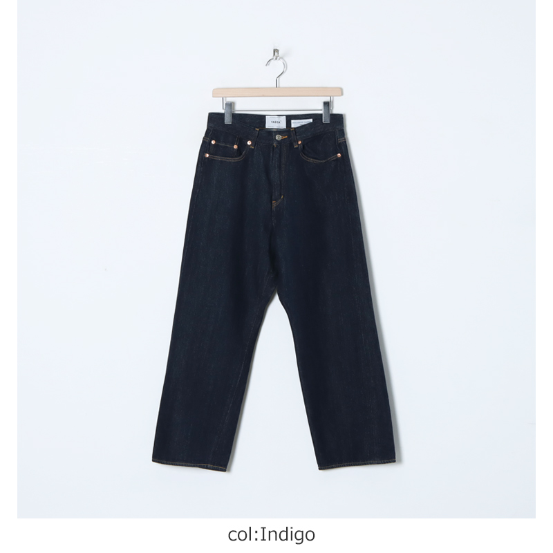 YAECA (ヤエカ) 19-12W DENIM PANTS WIDE CROPPED / デニムパンツ