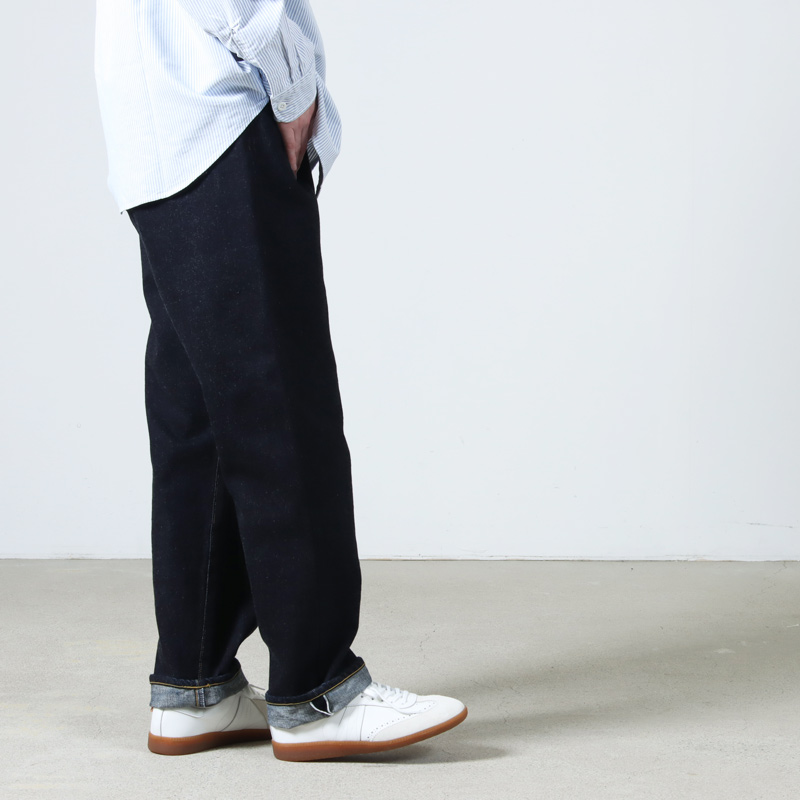 YAECA (ヤエカ) 7-14W DENIM PANTS TAPERED WIDE / デニムパンツ