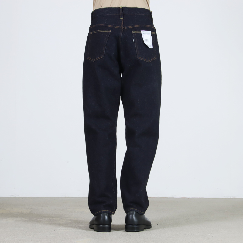 YAECA (ヤエカ) 10-13W Denim Pants Wide Tapered / インディゴ デニム