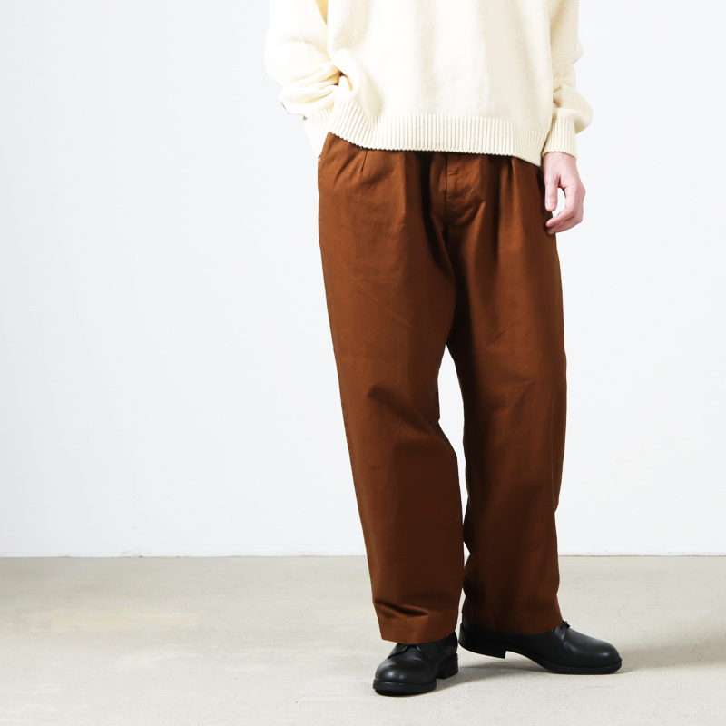 ANACHRONORM (アナクロノーム) STANDARD TUCK WIDE TROUSERS