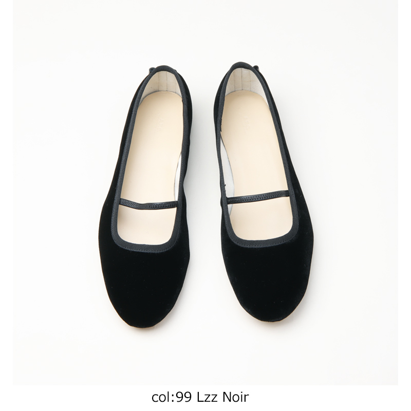 A.P.C. (アーペーセー) BALLERINES SWAN velours / バレエシューズ