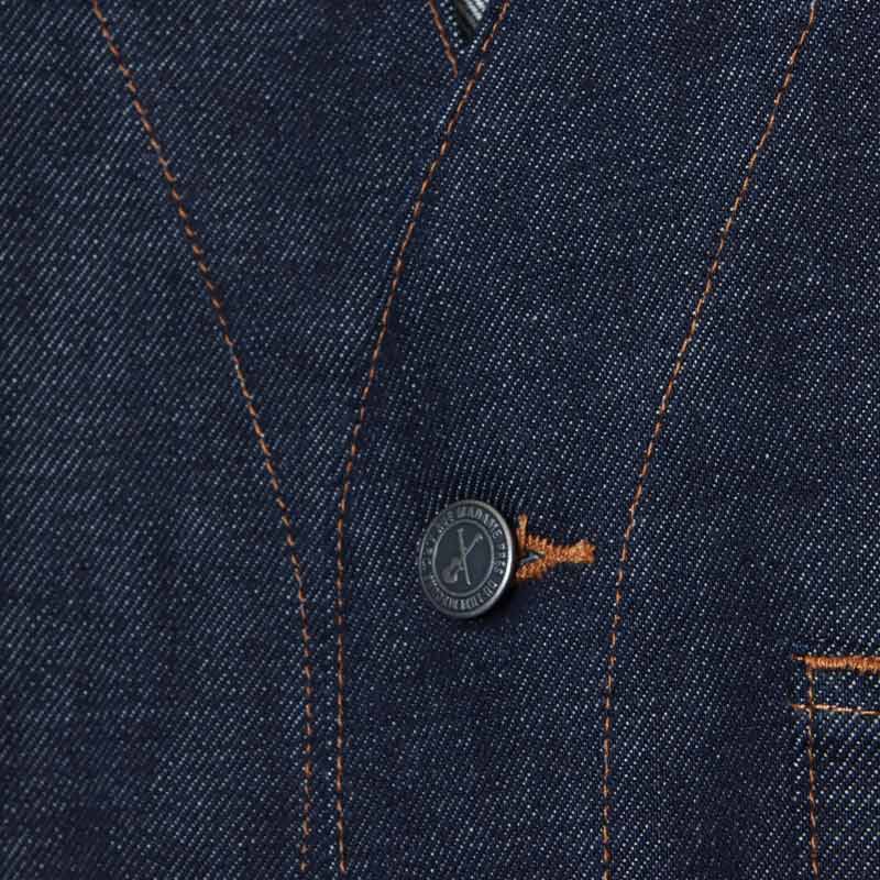 A.P.C. (アーペーセー) VESTE JEAN ENGINEER / ノーカラーデニムジャケット
