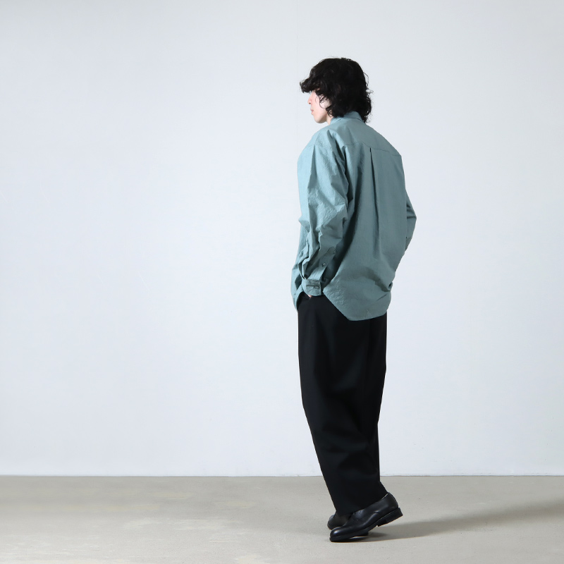 blurhms (ブラームス) Wool Voile Side Seamless Slacks / ウール