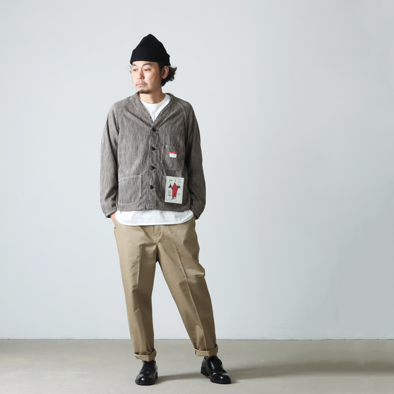 CAL O LINE (キャルオーライン) STRIPE ENGINEERS JACKET / ストライプ