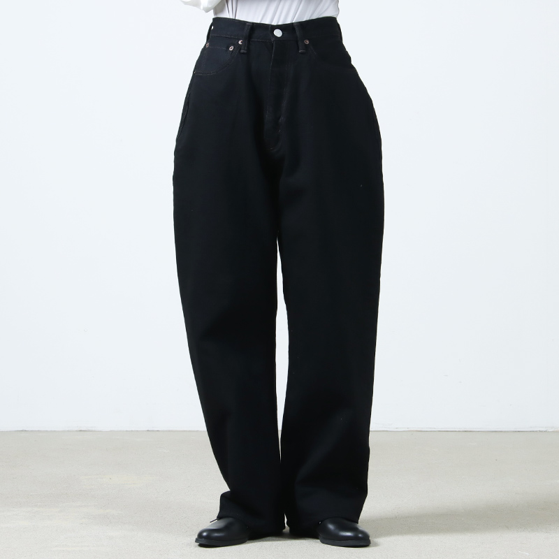 CIOTA (シオタ) High-rise 5 Pocket Pants Black（One Wash