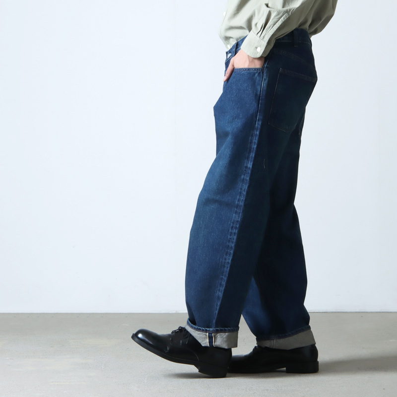 CIOTA (シオタ) インディゴ スビンコットン 13,5oz バギーデニム