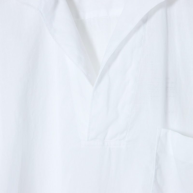 COMOLI (コモリ) ベタシャン スキッパー半袖シャツ