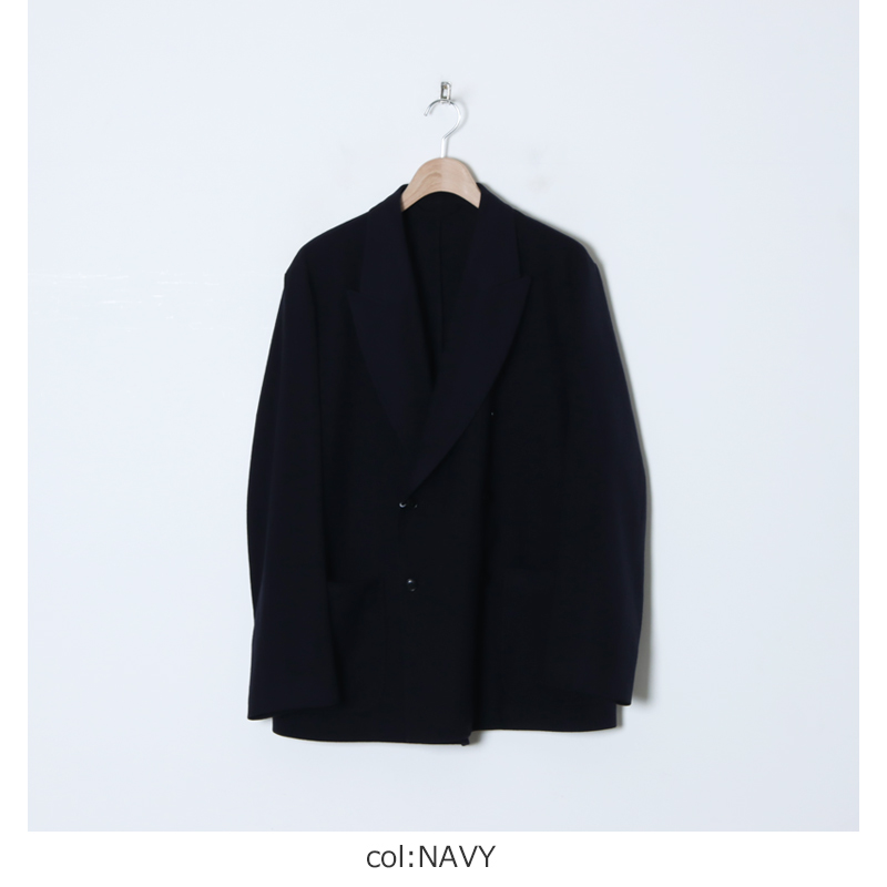 COMOLI (コモリ) リファインウール ダブルジャケット