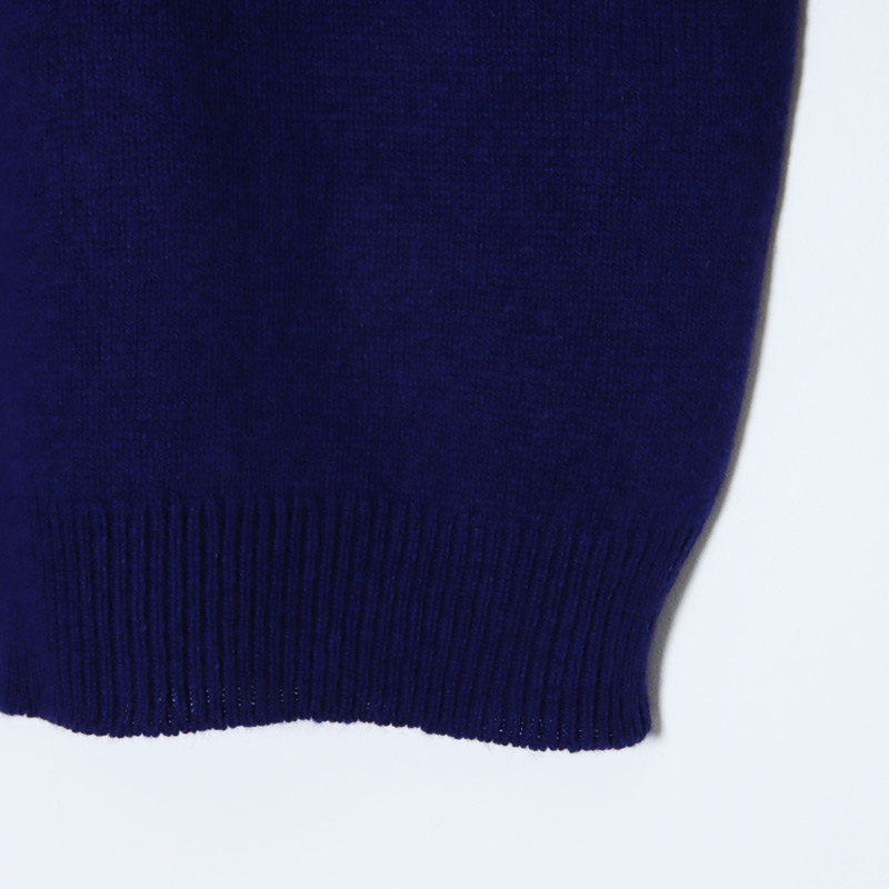 COMOLI (コモリ) ラムズウール ガンジーネックニット