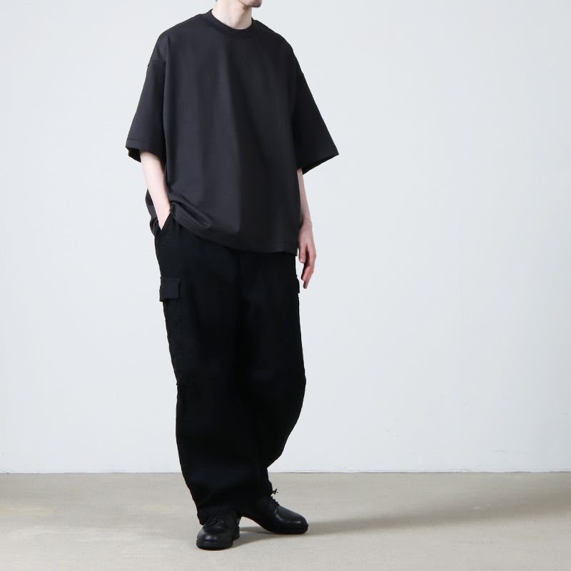 COMOLI (コモリ) ブラックデニム B.D.Uパンツ