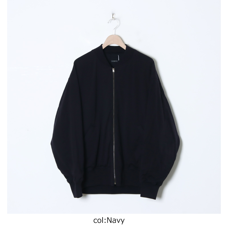 COMOLI (コモリ) ウールニット ジップブルゾン