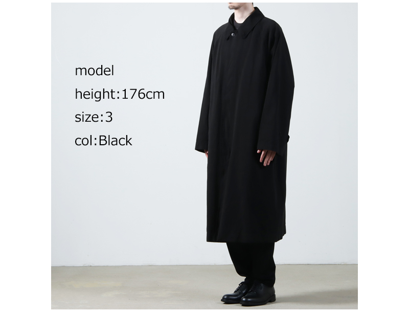 COMOLI キャバリーメルトン バルカラーコート 15AW サイズ1 COMOLI