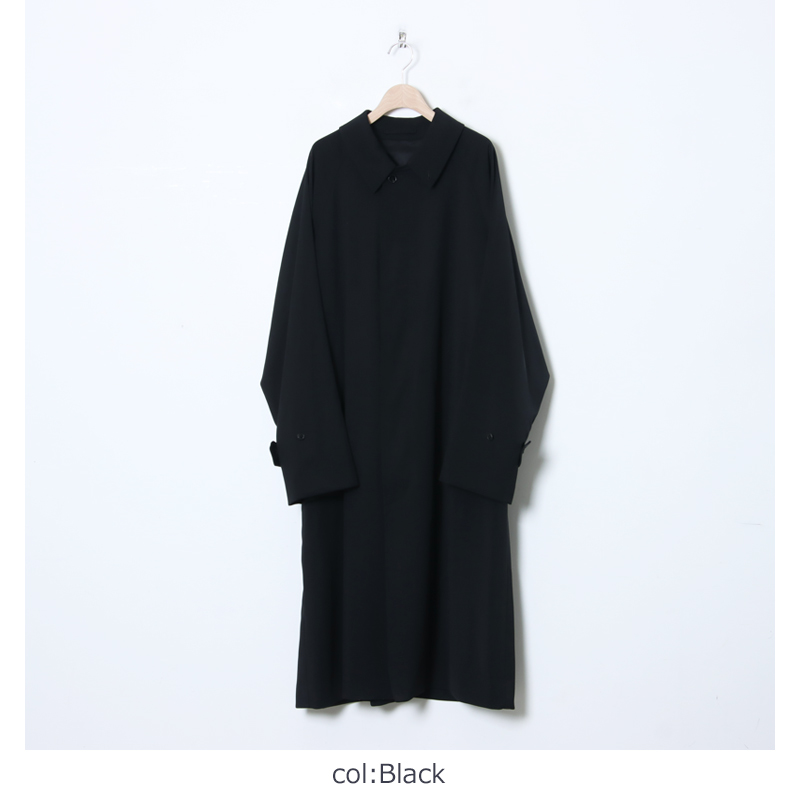 COMOLI (コモリ) ウールギャバ バルカラーコート