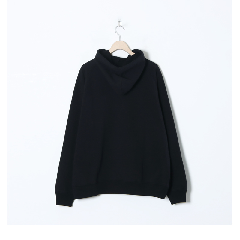 COMOLI (コモリ) コットン裏毛 ジップパーカ