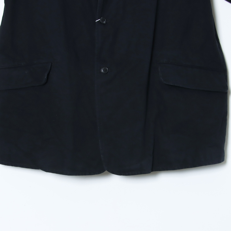 COMOLI (コモリ) ブラックドリル ジャケット