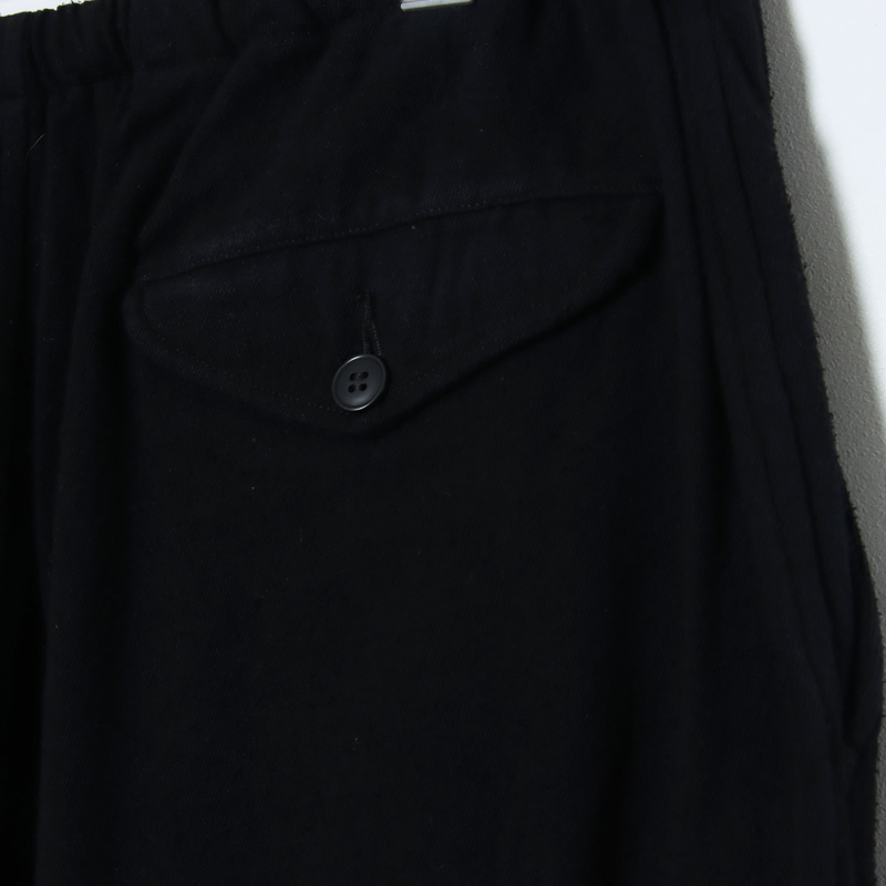 COMOLI (コモリ) シルクネップ ドローストリングパンツ