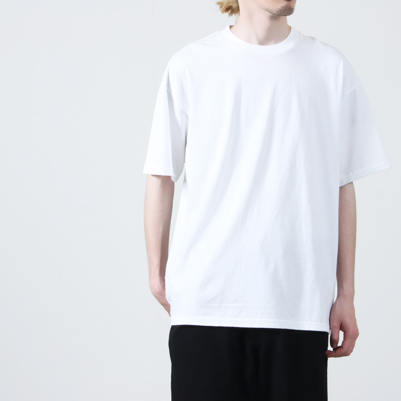 COMOLI (コモリ) コットンジャージ 半袖Tシャツ